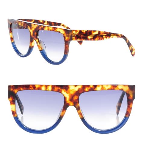 celine shadow sunglasses havana blue|where to buy Celine sunglasses.